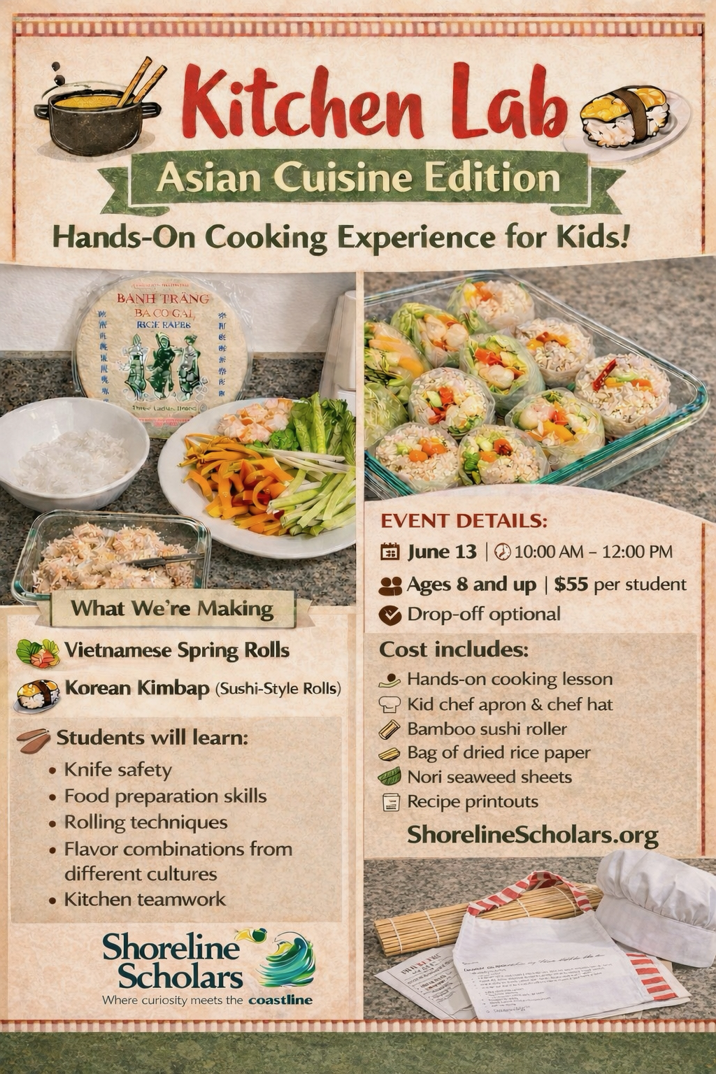 Kitchen Lab — Asian Cuisine Edition