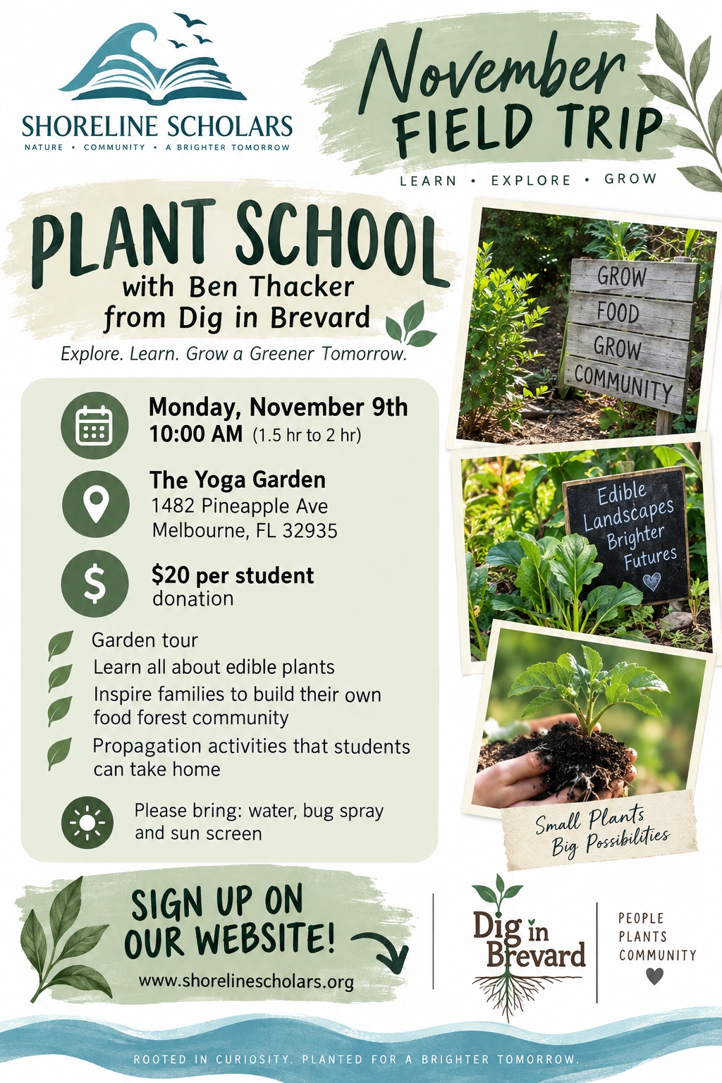 Plant School — November Field Trip