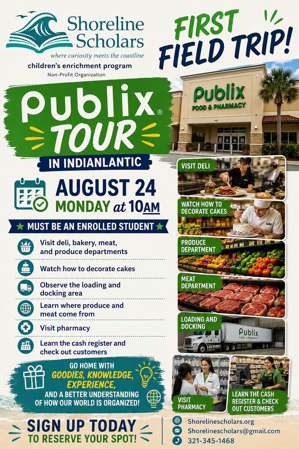 Publix Tour — Our First Field Trip
